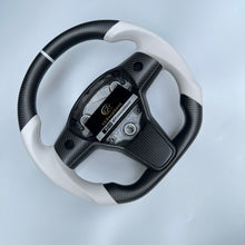 Load image into Gallery viewer, Custom CCexcellent For Tesla Model 3/y 2017/2018/2019 carbon fiber steering wheel