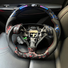 Load image into Gallery viewer, CCexcellent For Acura TSX 2004 2005 2006 2007 2008 carbon fiber steering wheel with LED at the top