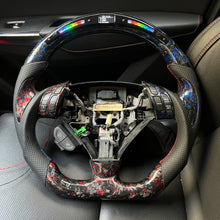 Load image into Gallery viewer, CCexcellent For Acura TSX 2004 2005 2006 2007 2008 carbon fiber steering wheel with LED at the top