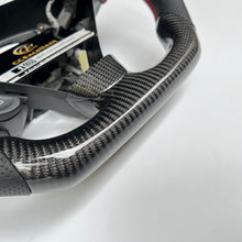 Load image into Gallery viewer, CCexcellent For Acura TSX 2004 2005 2006 2007 2008 carbon fiber steering wheel with black perforated leather sides