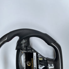 Load image into Gallery viewer, CCexcellent For Acura TSX 2004 2005 2006 2007 2008 carbon fiber steering wheel with black perforated leather sides