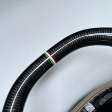 Load image into Gallery viewer, CCexcellent For MASERATI GHIBLI M157 2014 2015 2016 2017 2018 2019 carbon fiber steering wheel with black perforated leather sides