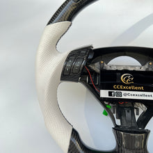 Load image into Gallery viewer, CCexcellent For Acura TSX 2004 2005 2006 2007 2008 carbon fiber steering wheel with LED at the top