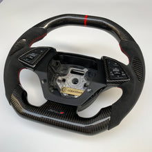 Load image into Gallery viewer, Ccexcellent For Corvette C7 Carbon Fiber Steering Wheel Flat Top
