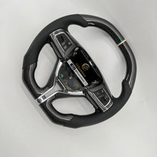 Load image into Gallery viewer, CCexcellent For MASERATI GHIBLI M157 2014 2015 2016 2017 2018 2019 carbon fiber steering wheel with black perforated leather sides