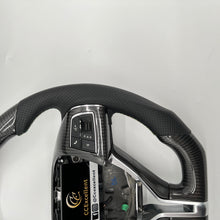 Load image into Gallery viewer, CCexcellent For MASERATI GHIBLI M157 2014 2015 2016 2017 2018 2019 carbon fiber steering wheel with black perforated leather sides