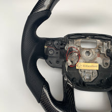 Load image into Gallery viewer, CCexcellent For Land Rover Range Rover Sport L494 2014-2019 carbon fiber steering wheel with JP LED