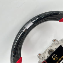 Load image into Gallery viewer, CCexcellent For Nissan 2009 2010 2011 2012 2013 2014 2015 2016 GTR carbon fiber steering wheel with JP LED