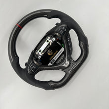 Load image into Gallery viewer, CCexcellent For Acura TSX 2009 2010 2011 2012 2013 2014 carbon steering wheel with black perforated leather sides