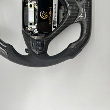 Load image into Gallery viewer, CCexcellent For Acura TSX 2009 2010 2011 2012 2013 2014 carbon fiber steering wheel with black perforated leather sides