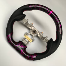 Load image into Gallery viewer, CCexcellent For Nissan GTR R35 2009-2016 carbon fiber steering wheel with pink flake forged carbon