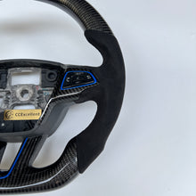 Load image into Gallery viewer, CCexcellent For Ford focus mk3 ST/RS 2015-2018 carbon fiber steering wheel with black Alcantara