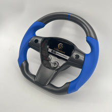 Load image into Gallery viewer, CCexcellent For Tesla Model 3 steering wheel with matte carbon fiber