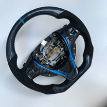 Load image into Gallery viewer, CCexcellent For Acura MDX 2018 2019 2020 2021 2022 carbon fiber steering wheel with black Italian alcantara sides