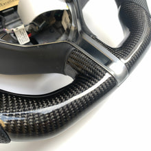 Load image into Gallery viewer, CCexcellent For MASERATI GH8BLI M157 2014 2015 2016 2017 2018 2019 carbon steering wheel with black perforated leather sides