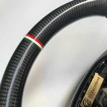 Load image into Gallery viewer, CCexcellent For MASERATI GHIBLI M157 2014 2015 2016 2017 2018 2019 carbon fiber wheel with black perforated leather sides