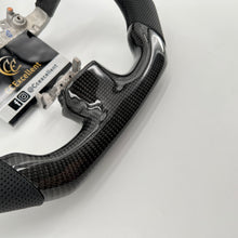 Load image into Gallery viewer, CCexcellent For Infiniti G37/EX37 2008/2009/2010/2011/2012/2013 carbon fiber steering wheel with black perforated leather