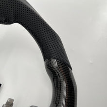 Load image into Gallery viewer, CCexcellent For Infiniti G37/EX37 2008/2009/2010/2011/2012/2013 carbon fiber steering wheel with black perforated leather