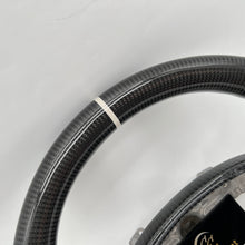 Load image into Gallery viewer, CCexcellent For Infiniti G37/G35 2008/2009/2010/2011/2012/2013 carbon fiber steering wheel with white perforated leather