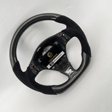 Load image into Gallery viewer, CCexcellent For 2008 2009 2010 2011 2012 2013 2014 2015 2016 2017 2018 2019 Maserati Gran Turismo carbon fiber steering wheel with Black Italian alcantara sides