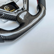 Load image into Gallery viewer, CCexcellent For Infiniti G37 2008/2009/2010/2011/2012 carbon fiber steering wheel with thumbgrips