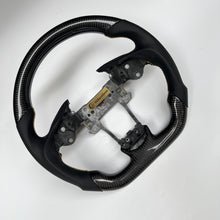 Load image into Gallery viewer, CCexcellent For Acura TL 2009 2010 2011 2012 2013 2014 carbon fiber steering wheel with black perforated leather sides