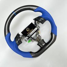 Load image into Gallery viewer, CCexcellent For Acura TSX 2004 2005 2006 2007 2008 carbon steering wheel with blue perforated leather sides
