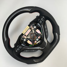 Load image into Gallery viewer, CCexcellent For Acura TSX 2009 2010 2011 2012 2013 2014 carbon fiber steering wheel with black perforated leather sides