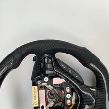 Load image into Gallery viewer, CCexcellent For Acura TSX 2009 2010 2011 2012 2013 2014 carbon steering wheel with black perforated leather sides