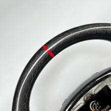 Load image into Gallery viewer, CCexcellent For Infiniti G37 2008/2009/2010/2011/2012/2013 honeycomb carbon fiber steering wheel with trim 1