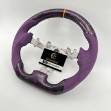 Load image into Gallery viewer, CCexcellent For Nissan 2009-2016 GTR R35 carbon fiber steering wheel with pink flake forged carbon