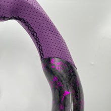 Load image into Gallery viewer, CCexcellent For Nissan 2009-2016 GTR R35 carbon fiber steering wheel with pink flake forged carbon
