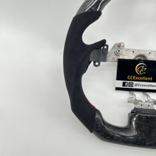 Load image into Gallery viewer, CCexcellent For Infiniti G37 2008/2009/2010/2011/2012/2013 forged carbon fiber steering wheel with alcantara 4