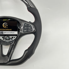Load image into Gallery viewer, CCexcellent For Mercedes Benz W205 C117 C218 C180 W213 C253 W166 W447 carbon fiber steering wheel
