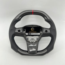 Load image into Gallery viewer, CCexcellent For Tesla 2017 2018 2019 2020 2021 Model Y carbon fiber steering wheel
