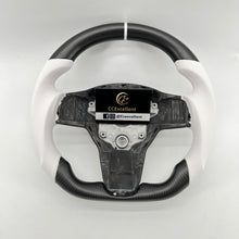 Load image into Gallery viewer, CCexcellent For Tesla Model Y 2017-2021 steering wheel carbon fiber