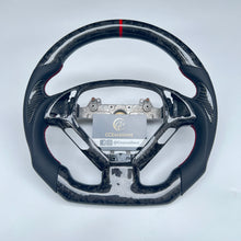 Load image into Gallery viewer, CCexcellent For Infiniti G37 2008/2009/2010/2011/2012/2013 forged carbon fiber steering wheel with trim 1