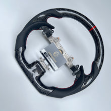 Load image into Gallery viewer, CCexcellent For Infiniti G37 2008/2009/2010/2011/2012/2013 forged carbon fiber steering wheel with thumbgrips 2