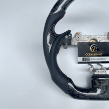 Load image into Gallery viewer, CCexcellent For Infiniti G37 2008/2009/2010/2011/2012/2013 forged carbon fiber steering wheel with thumbgrips 3