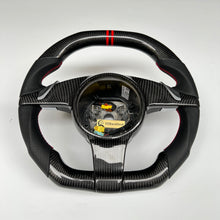 Load image into Gallery viewer, CCexcellent For Porsche Cayman models 2013 2014 2015 2016 carbon steering wheel with black perforated leather sides