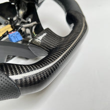 Load image into Gallery viewer, CCexcellent For Acura TSX 2004 2005 2006 2007 2008 carbon fiber steering wheel with black perforated leather sides