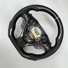 Load image into Gallery viewer, CCexcellent For Acura TL 2009 2010 2011 2012 2013 2014 carbon fiber steering wheel with black perforated leather sides