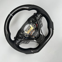 Load image into Gallery viewer, CCexcellent For Acura TL 2009 2010 2011 2012 2013 2014 carbon fiber steering wheel with black perforated leather sides