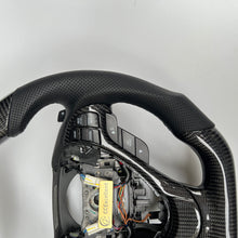 Load image into Gallery viewer, CCexcellent For Acura TL 2009 2010 2011 2012 2013 2014 carbon steering wheel with black perforated leather sides