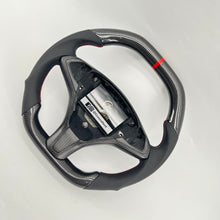 Load image into Gallery viewer, CCExcellent for tesla model s/x 2012-2021 carbon fiber steering wheel black gloss carbon fiber trims