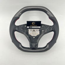 Load image into Gallery viewer, CCexcellent For Tesla Model S carbon fiber steering wheel glossy carbon flat top flat bottom