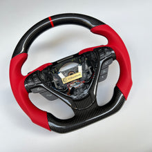 Load image into Gallery viewer, CCexcellent For Acura TL 2009 2010 2011 2012 2013 2014 carbon steering wheel with red perforated leather sides