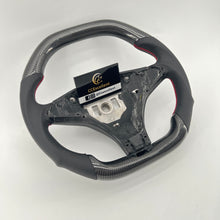 Load image into Gallery viewer, CCexcellent For Tesla Model S carbon fiber steering wheel glossy carbon flat top flat bottom