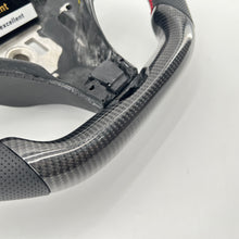 Load image into Gallery viewer, CCexcellent For Tesla Model X carbon fiber steering wheel with glossy carbon