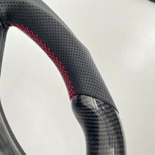 Load image into Gallery viewer, CCexcellent For Tesla Model S carbon fiber steering wheel glossy carbon flat top flat bottom